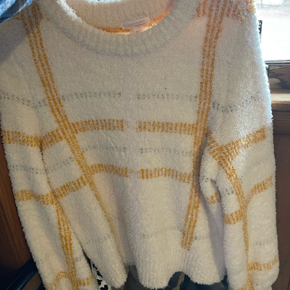 Lauren Conrad fluffy sweater